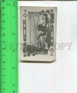 481835 USSR nude girl erotica playing card for illegal distribution