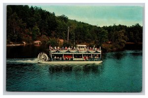Vintage 1940's Postcard River Queen Huron National Forest Michigan