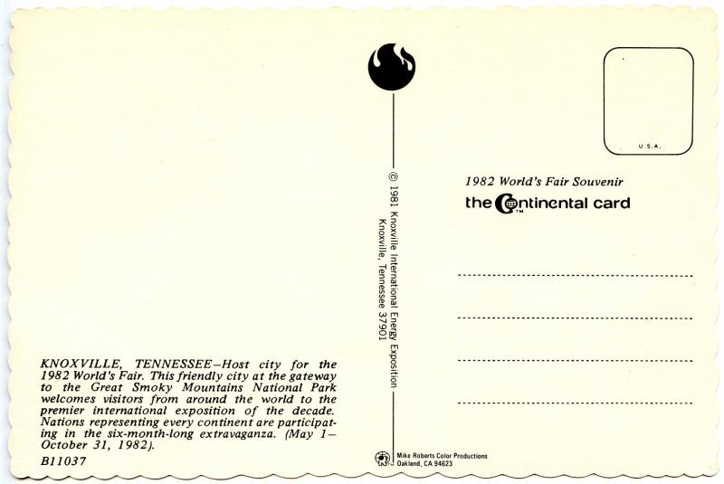 TN - Knoxville, 1982. The 1982 World's Fair, Aerial View