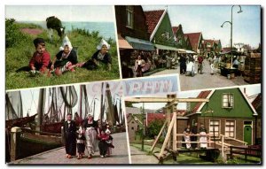 Old Postcard Netherlands Volendam