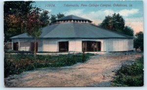 OSKALOOSA, Iowa IA~ Tabernacle PENN COLLEGE CAMPUS 1910s Mahaska County Postcard