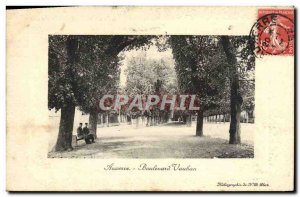 Old Postcard Boulevard Vauban Auxerre