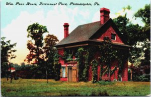 Wm Penn House Fairmount Park Philadelphia Pennsylvania Vintage Postcard C106