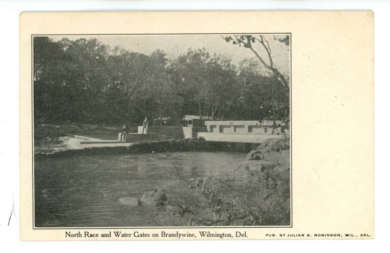 DE - Wilmington. Brandywine Park, North Race Water Gates ca 1905