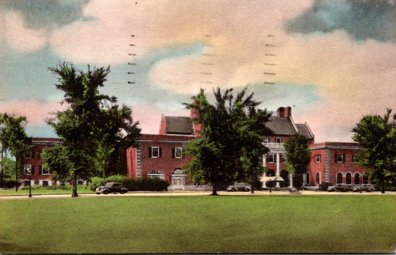 Michigan Dearborn The Dearborn Inn 1940 Handcolored Albertype