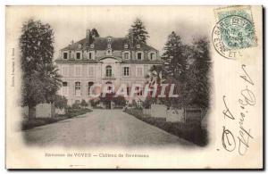 Old Postcard surroundings Voves Chateau Reverseau