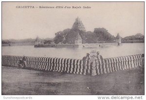 Residence d'Ete d'un Rajah  Calcutta India