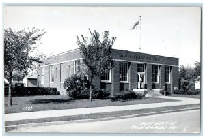 c1950's Post Office Building Rock Rapids Iowa IA RPPC Photo Vintage Postcard