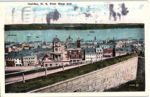 Postcard PANORAMIC SCENE Halifax Nova Scotia NS AJ4994