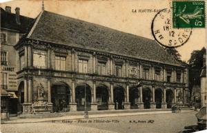 CPA GRAY - Place de l'Hotel-de-VILLE (636473)