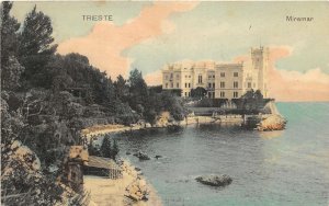 Lot 81 miramar trieste miramare castle italy sent to Ploiesti