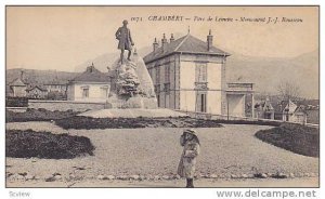 Parc De Lemenc - Monument J.-J. Rousseau, Chambery (Savoie), France, 1900-1910s