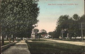 Oxford MA MaiN St. North c1910 Postcard