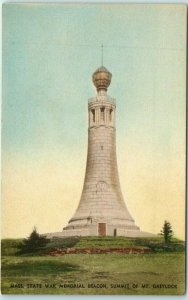 M-6917 Veterans War Memorial Tower Summit of Mt Greylock Adams Massachusetts