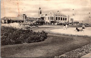 West Bathhouse at Jones Beach Long Island NY c1940 Vintage Postcard Y52