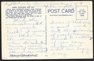 Ferry Building San Francisco California Used c1938