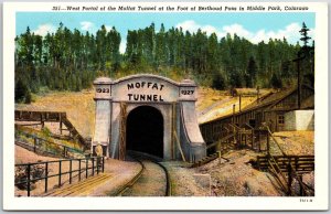 CO-Colorado, Moffat Tunnel At The Foot of Berthoud Pass In Middle Park, Postcard