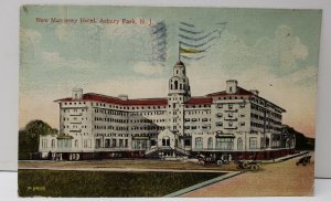 Asbury Park, NJ New Monterey Hotel 1917 Postcard C13