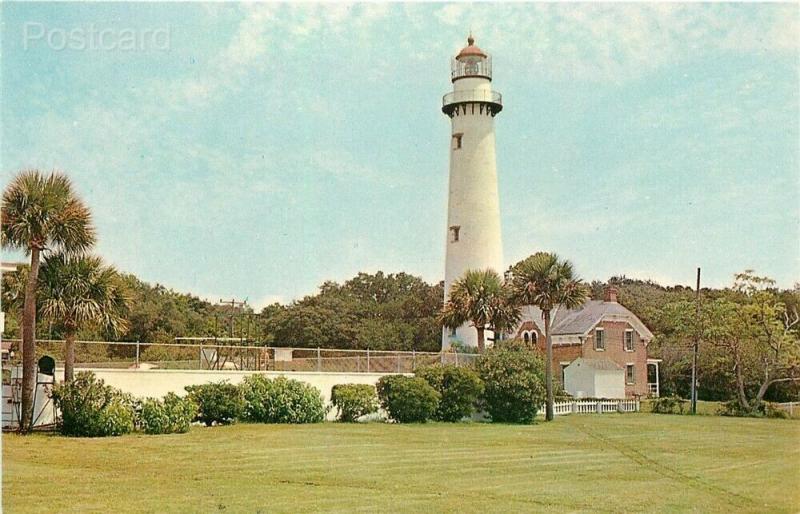 GA, Saint Simons Island, Georgia, Glynn County Casino, Light House, Tichnor