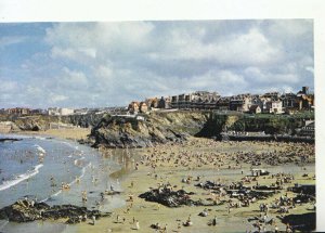 Cornwall Postcard -  Newquay, The Beaches - Ref TZ3494