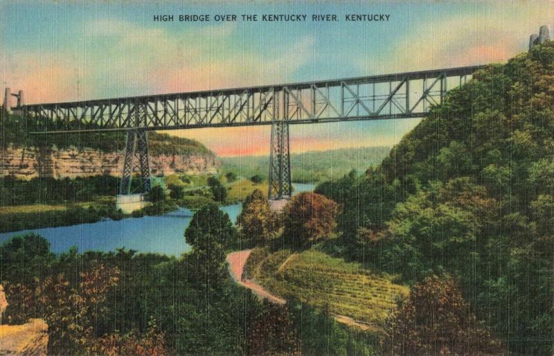 Postcard High Bridge Kentucky Posted