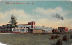 H87/ Lima Ohio Postcard c1910 Gramm Motor Works Automobile 167