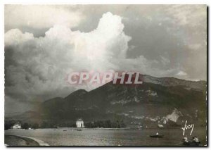 Modern Postcard Annecy Haute Savoie The shores of Lake