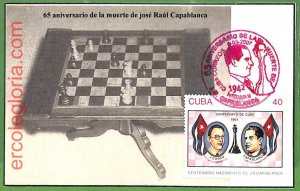 ah2499 - MAXIMUM CARD - HAVANA - CHESS -1942-