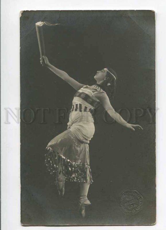 279986 Vera FOKINA Russia BALLET DANCER Art Nouveau PHOTO old