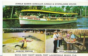 America Postcard - Bahia Mar Yacht Basin - Fort Lauderdale Beach - Fla.  ZZ3020