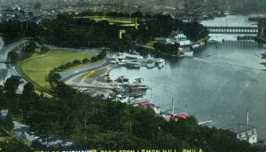 C.1898-1905 Back View of Fairmount Park From Lemon Hill, Philadelphia F94