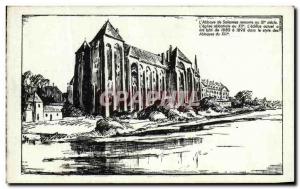 Old Postcard L & # 39Abbaye Solesmes