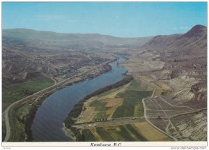 Scenic view, The Thompson River,  Kamloops, B.C.,  Canada, 40-60s