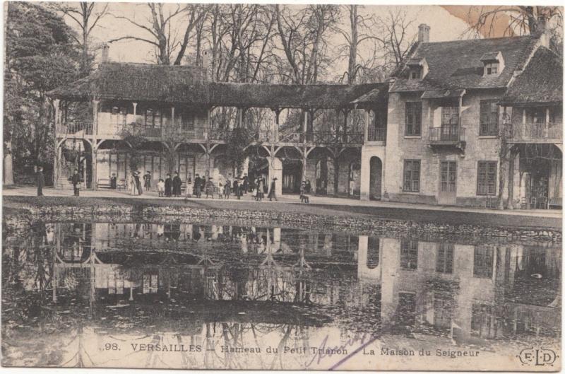 France, VERSAILLES, Hameau du Petit Trianon, La Maison du Seigneur, 1907 used