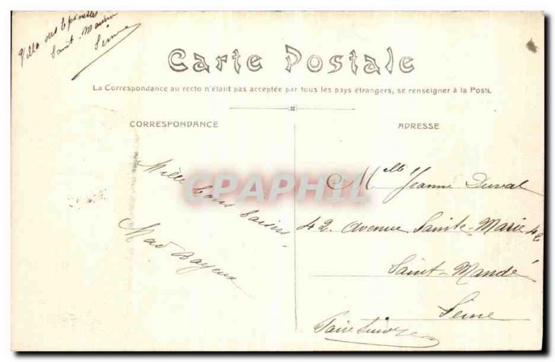 Old Postcard Pouliguen The Goblins Cave