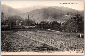 VINTAGE POSTCARD SCENE AT MASSEVAUX ALSACE DURING THE CAMPAIGN OF 1914-1917