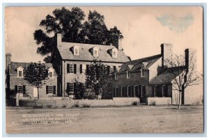 1947 Rossborough Inn Court University of MD College Park MD Collotype Postcard