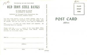 Old Iron Still Banks Advertising Unused 