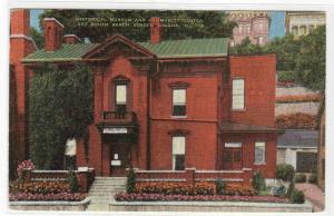 Museum Community Center Galena Illinois linen postcard