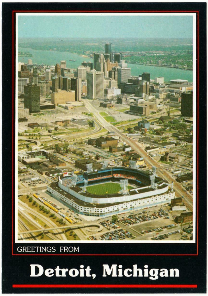 Tiger Stadium (Detroit) (D-3, CP2845) - Stadium Postcards