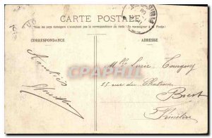 Postcard Old Cruiser Breastplate during storm