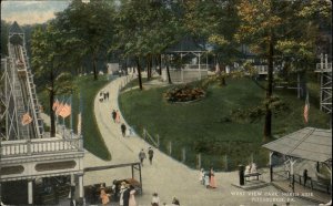 Pittsburgh Pennsylvania PA Amusement Park Birdseye View 1900s-10s Postcard