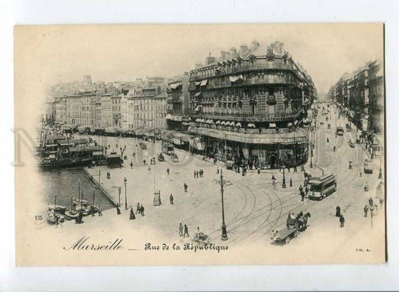 3060207 FRANCE Marseille Rue de la Republique Vintage
