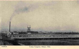 Cotton Compress Hobart Oklahoma 1910c postcard