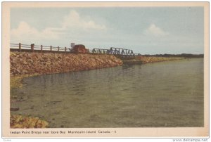 Indian Point Bridge , Gore Bay , Manitoulin Island , Ontario , Canada , 30-40s