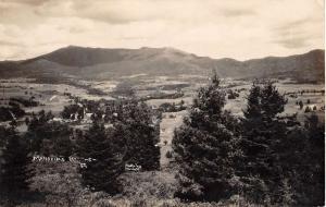 Mansfield Mt Vermont Birdseye View Of City Real Photo Antique Postcard K107341