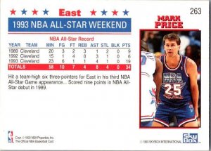 1993 NBA Basketball Card Mark Price Utah Jazz sk20193