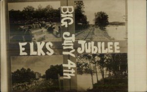 Harrison SD Elks Jubilee 4th July c1910 Real Photo Postcard #2