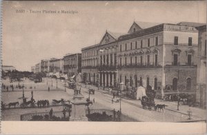 Italy Postcard - Bari - Teatro Piccinni e Municipio  RS32366