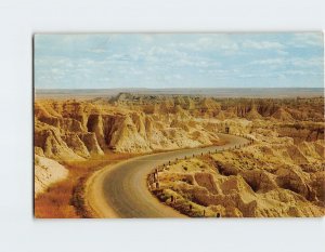 Postcard S Curve In Badlands National Monument, South Dakota